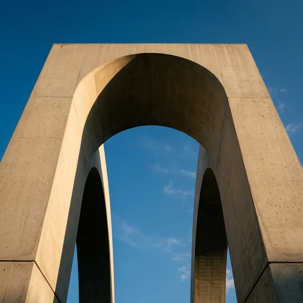 Bespoke Concrete Archway Supporting Weight